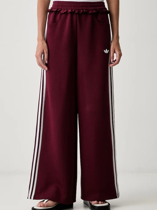 Zdjęcie produktu adidas Originals spodnie dresowe damskie Pleated Spacer bordowy