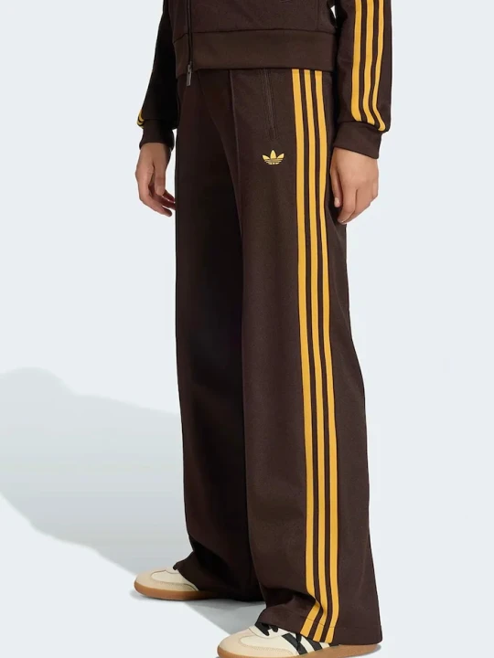Zdjęcie produktu adidas Originals spodnie dresowe damskie z bawełną Beckenbauer brązowy