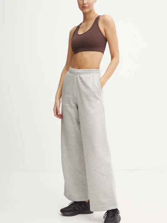 Zdjęcie produktu adidas Originals spodnie dresowe Femme Galore Wideleg Fleece Pants szary