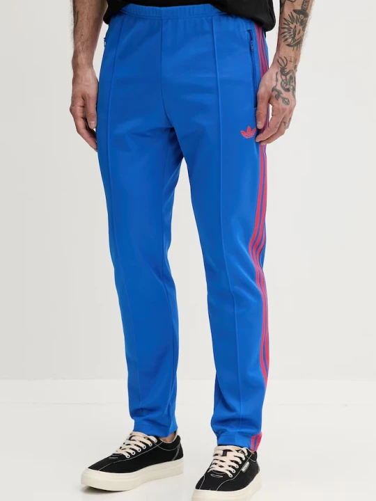 Zdjęcie produktu adidas Originals spodnie dresowe męskie z bawełną Beckenbauer niebieski