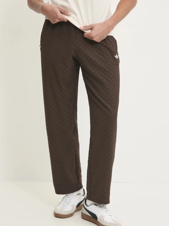 Zdjęcie produktu adidas Originals spodnie dresowe Q12 MONOGRAM TR brązowy
