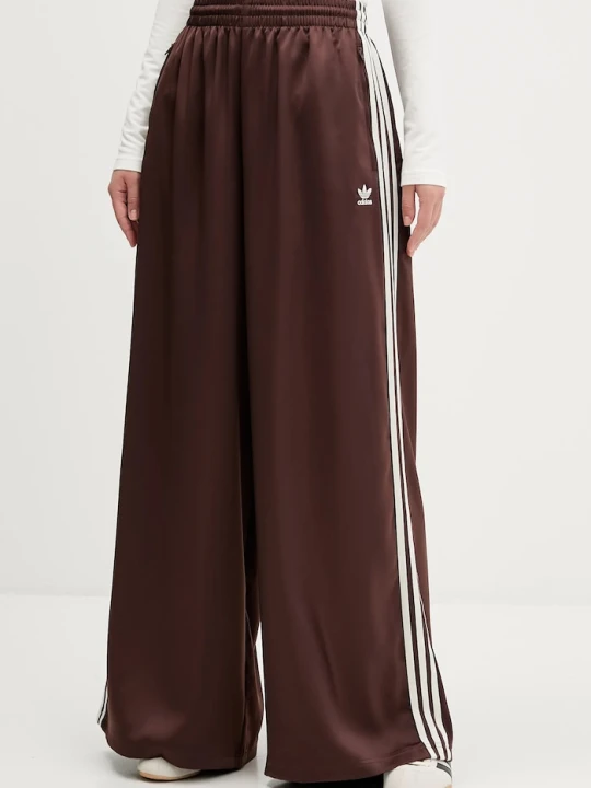 Zdjęcie produktu adidas Originals spodnie dresowe Satin Tp Wl brązowy