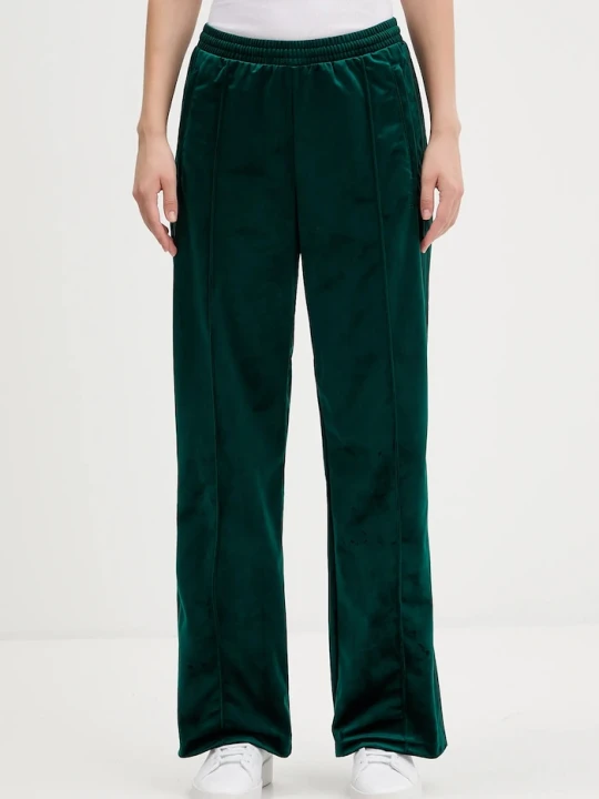 Zdjęcie produktu adidas Originals spodnie dresowe welurowe Velvet Tp zielony