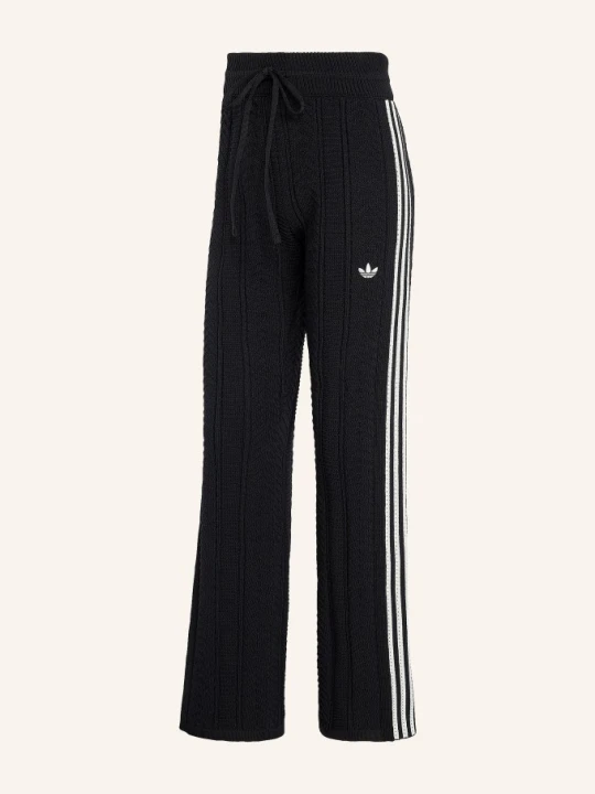 Zdjęcie produktu Adidas Originals Spodnie Z Dzianiny Sst Wide Leg Z Paskami Z Galonu schwarz