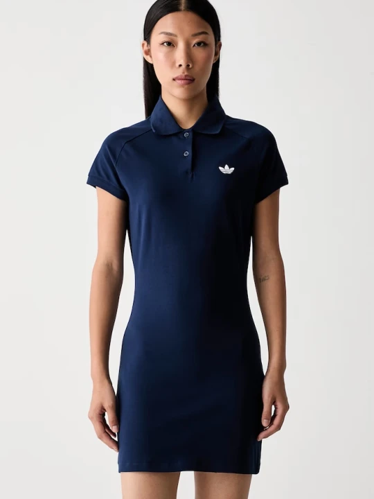 Zdjęcie produktu adidas Originals sukienka bawełniana z elastanem granatowy