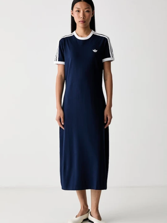 Zdjęcie produktu adidas Originals sukienka bawełniana z elastanem granatowy