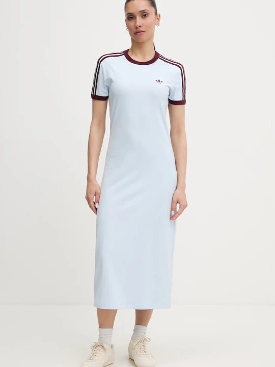 Zdjęcie produktu adidas Originals sukienka letnia bawełniana niebieski