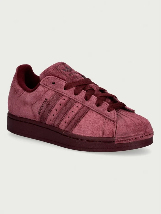 Zdjęcie produktu adidas Originals Superstar II sneakersy damskie skórzane bordowy
