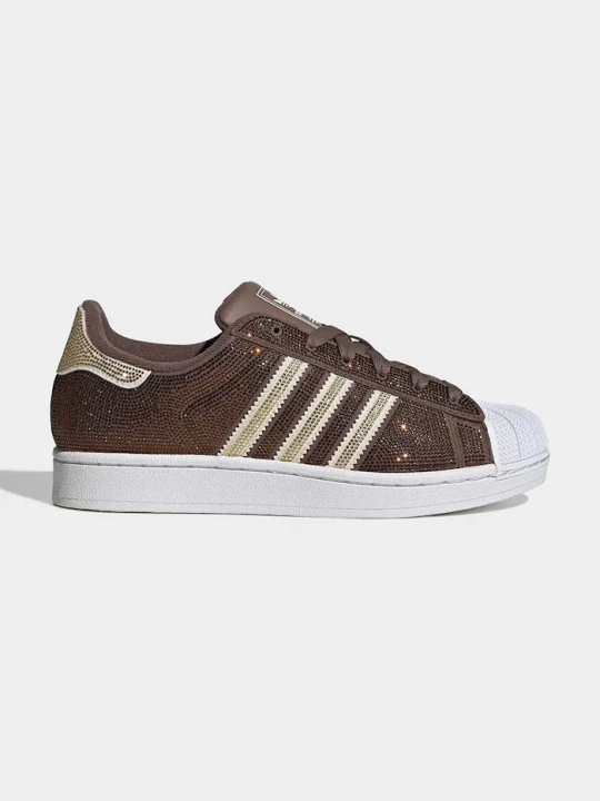 Zdjęcie produktu adidas Originals Superstar II sneakersy damskie zamszowe brązowy