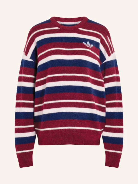 Zdjęcie produktu Adidas Originals Sweter Knit Essentials Striped Crew rot