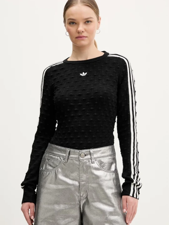 Zdjęcie produktu adidas Originals sweter damski z wełną czarny