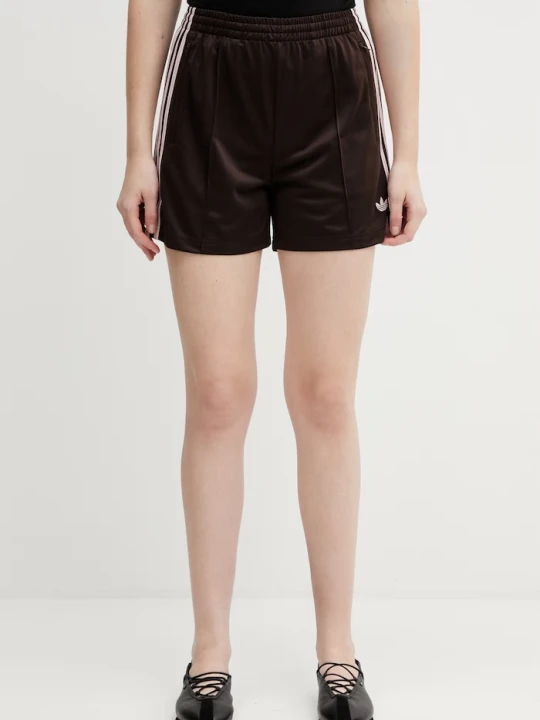 Zdjęcie produktu adidas Originals szorty dresowe damskie brązowy