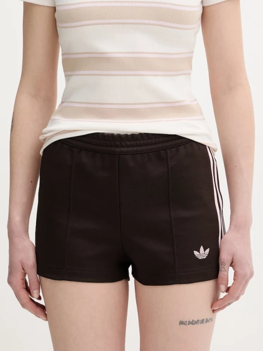 Zdjęcie produktu adidas Originals szorty damskie brązowy