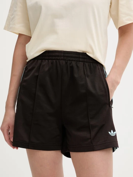 Zdjęcie produktu adidas Originals szorty dresowe damskie brązowy