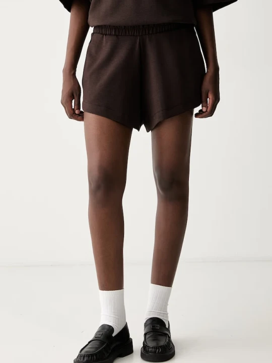 Zdjęcie produktu adidas Originals szorty dresowe damskie brązowy