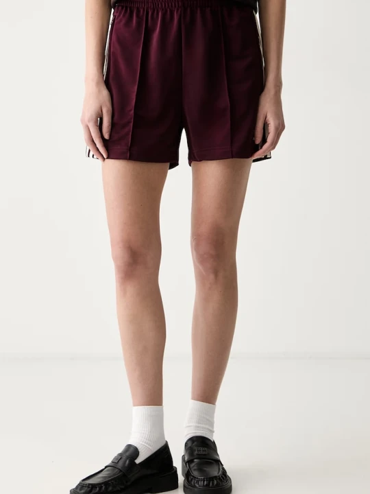 Zdjęcie produktu adidas Originals szorty dresowe damskie Firebird bordowy