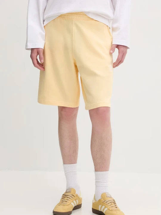Zdjęcie produktu adidas Originals szorty dresowe męskie bawełniane żółty
