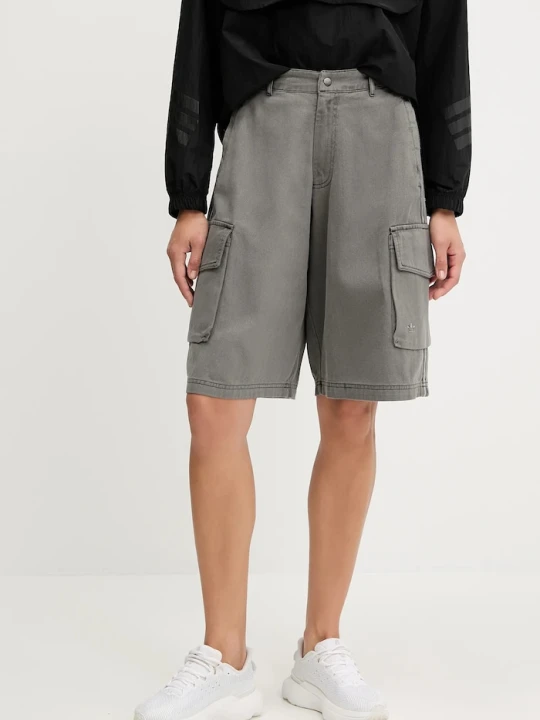 Zdjęcie produktu adidas Originals szorty jeansowe Cargo Jorts szary