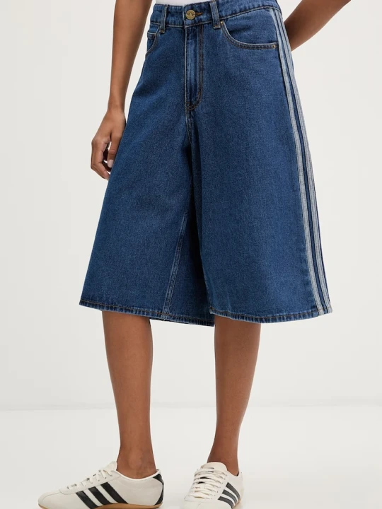 Zdjęcie produktu adidas Originals szorty jeansowe Firebird niebieski