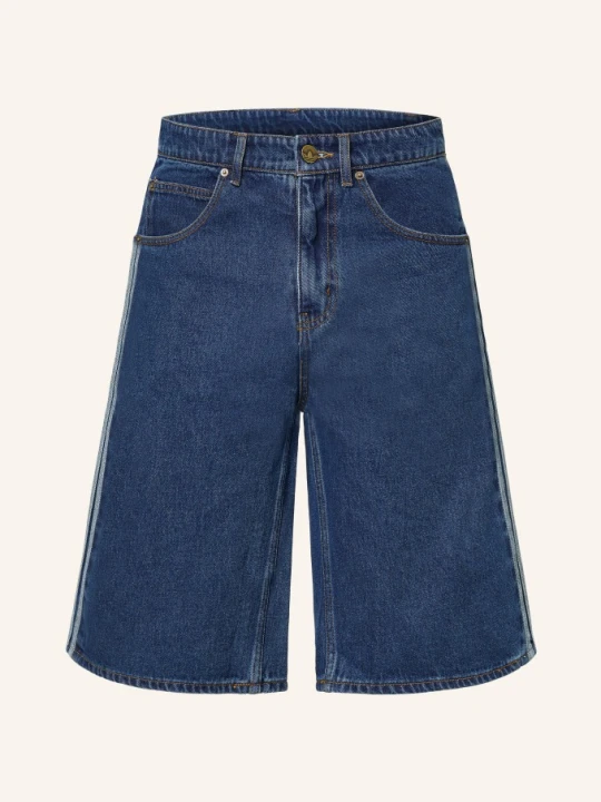 Zdjęcie produktu Adidas Originals Szorty Jeansowe Firebird Adicolor Z Galonowymi Paskami blau MEDVIN