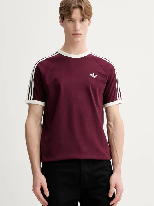 Zdjęcie produktu adidas Originals t-shirt bawełniany bordowy