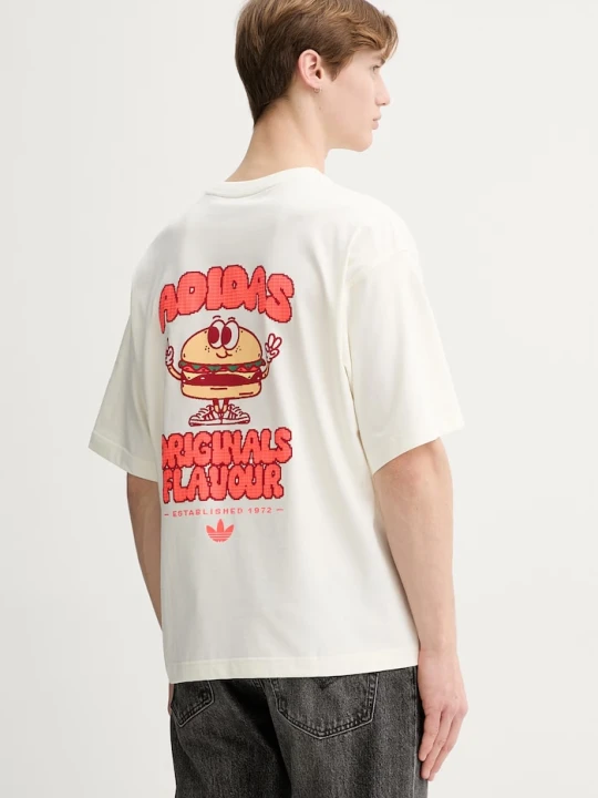 Zdjęcie produktu adidas Originals t-shirt bawełniany beżowy