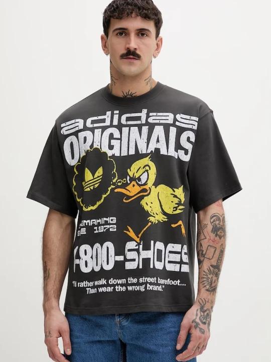 Zdjęcie produktu adidas Originals t-shirt bawełniany szary