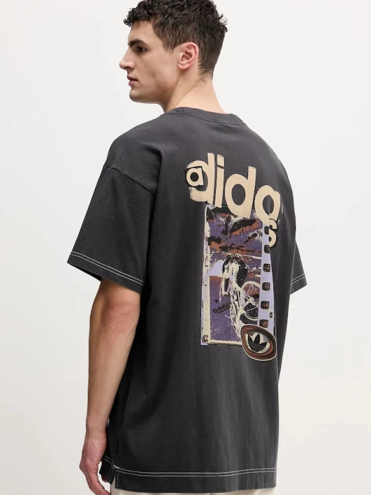 Zdjęcie produktu adidas Originals t-shirt bawełniany szary