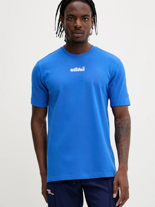 Zdjęcie produktu adidas Originals t-shirt bawełniany GRFX TEE fioletowy