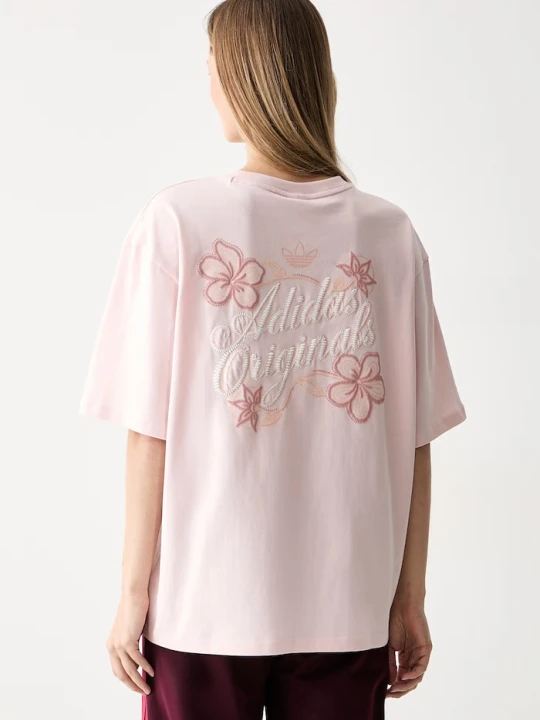 Zdjęcie produktu adidas Originals T-shirt damski bawełniany różowy