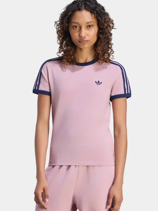 Zdjęcie produktu adidas Originals T-shirt damski z bawełną różowy