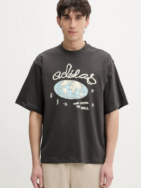 Zdjęcie produktu adidas Originals t-shirt męski bawełniany szary