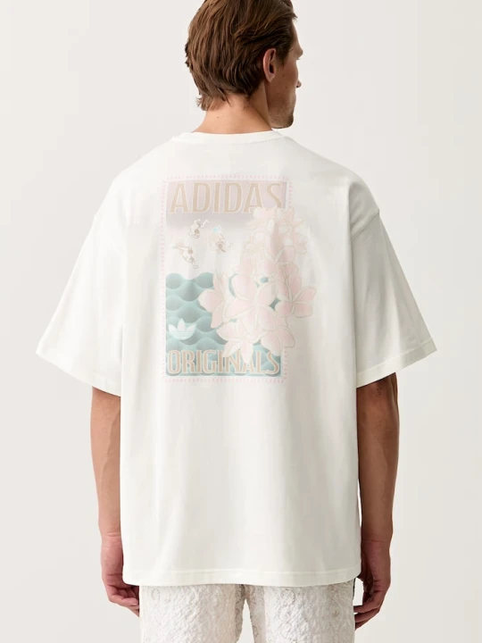 Zdjęcie produktu adidas Originals T-shirt męski bawełniany beżowy