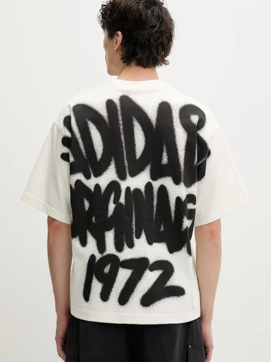 Zdjęcie produktu adidas Originals T-shirt męski bawełniany Airbrush beżowy