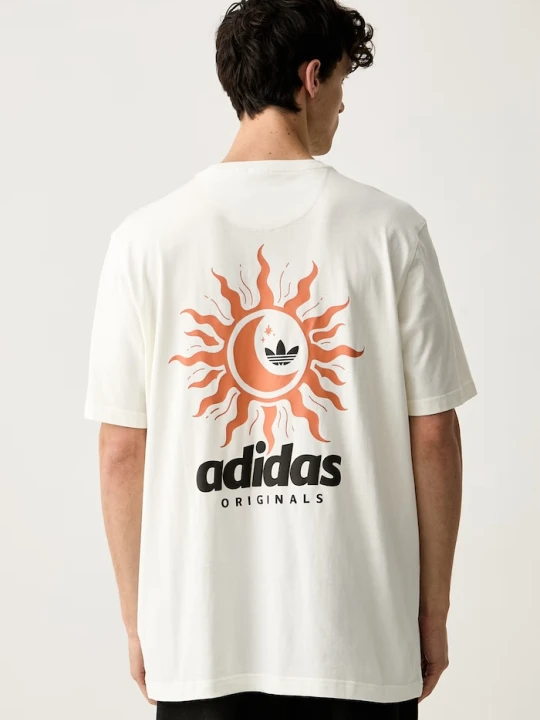 Zdjęcie produktu adidas Originals T-shirt męski bawełniany beżowy