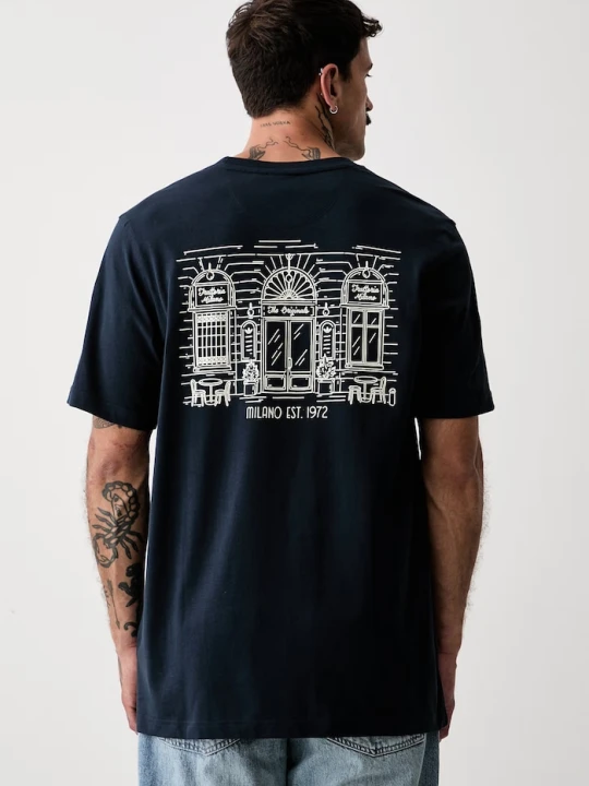 Zdjęcie produktu adidas Originals T-shirt męski bawełniany granatowy