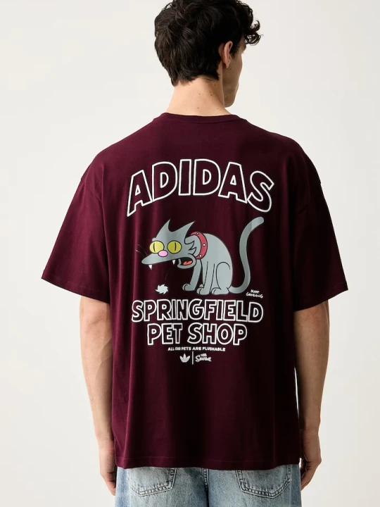Zdjęcie produktu adidas Originals T-shirt męski bawełniany Snowball bordowy