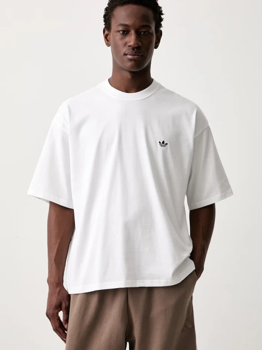 Zdjęcie produktu adidas Originals T-shirt męski bawełniany Trefoil biały