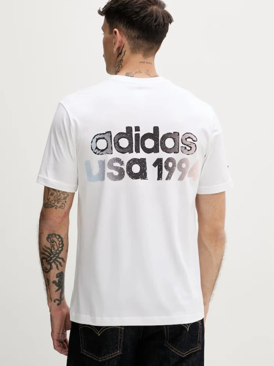 Zdjęcie produktu adidas Originals T-shirt męski bawełniany USA 94 beżowy