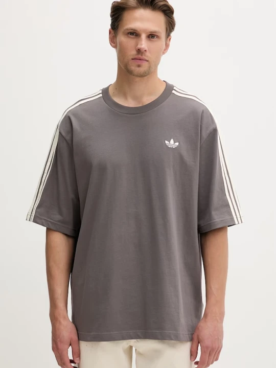 Zdjęcie produktu adidas Originals T-shirt oversize męski bawełniany szary