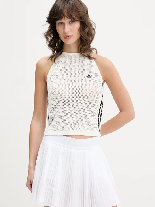 Zdjęcie produktu adidas Originals top Crochet beżowy