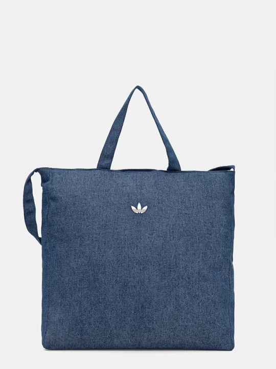 Zdjęcie produktu adidas Originals torebka tote damska jeansowa Adicolor niebieski
