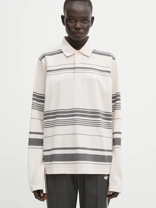Zdjęcie produktu adidas Originals x Wales Bonner longsleeve bawełniany Polo