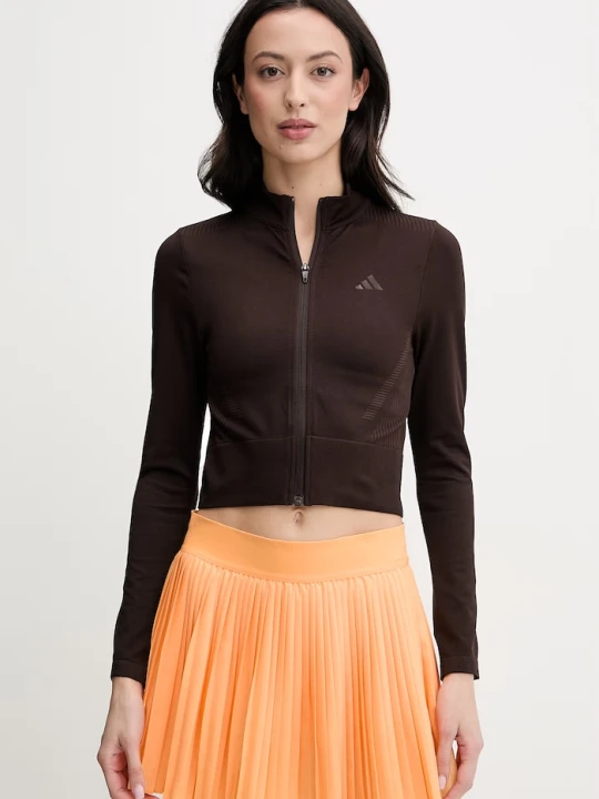 Zdjęcie produktu adidas Performance bluza treningowa damska brązowy