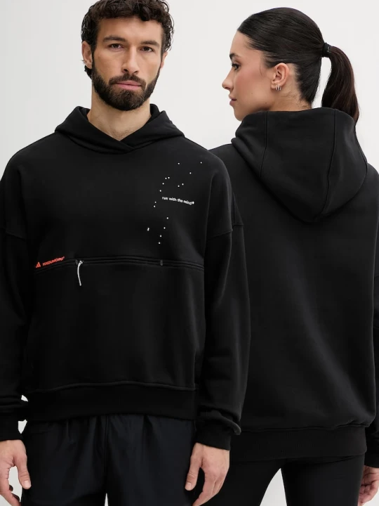 Zdjęcie produktu adidas Performance bluza z kapturem bawełniana adidas x Koumori czarny