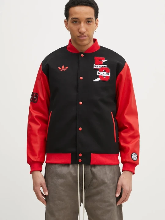 Zdjęcie produktu adidas Performance kurtka bomber z domieszką wełny FC Bayern Muenchen VRCT Jacket