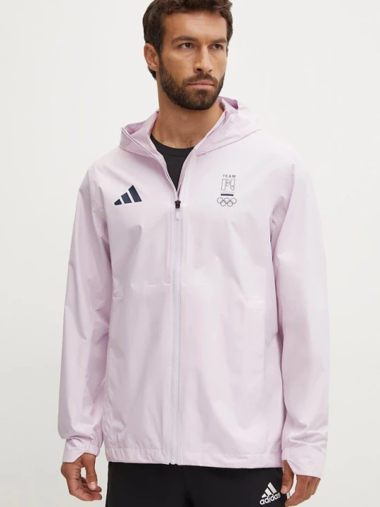 Zdjęcie produktu adidas Performance kurtka przeciwdeszczowa Polska różowy