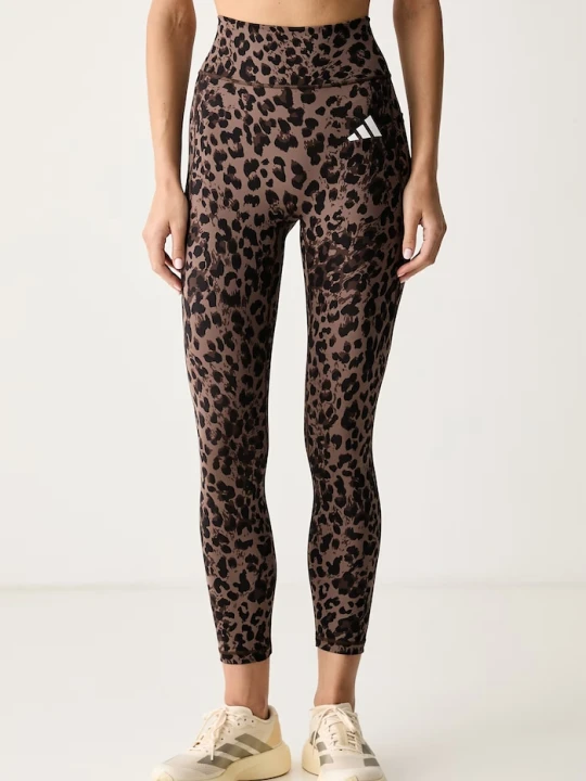 Zdjęcie produktu adidas Performance legginsy sportowe damskie Optime Essentials brązowy