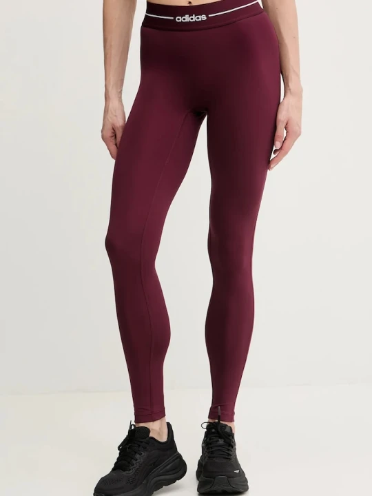 Zdjęcie produktu adidas Performance legginsy treningowe Hyperglam bordowy