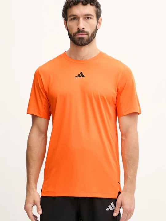 Zdjęcie produktu adidas Performance t-shirt treningowy pomarańczowy
